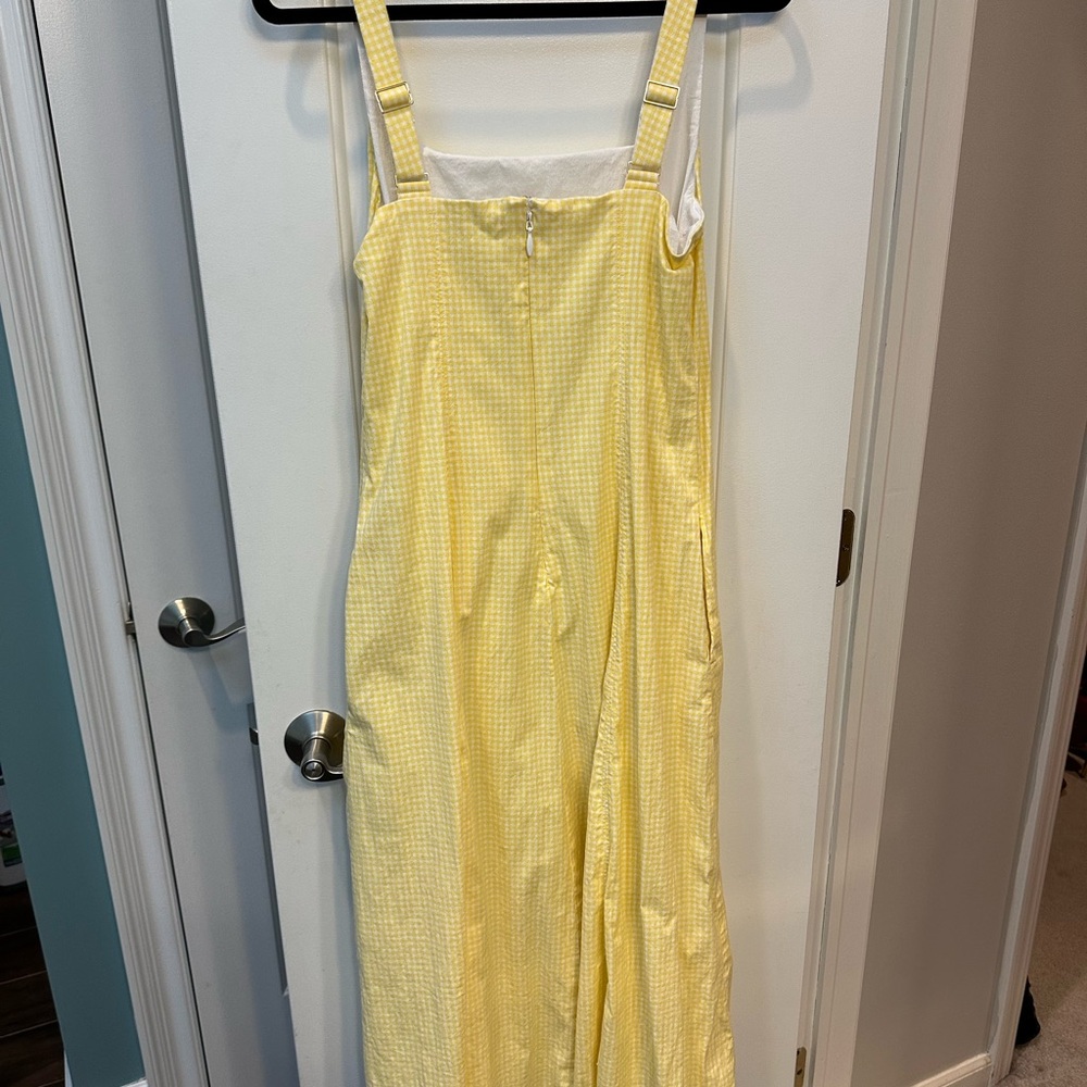 Abercrombie & Fitch women’s Mila midi dress size L yellow